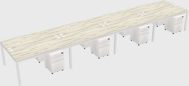 Shared Rectangular Desk