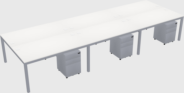 Shared Rectangular Desk