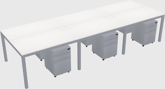 Shared Rectangular Desk
