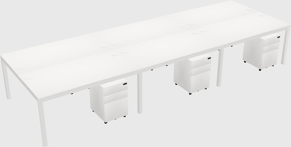 Shared Rectangular Desk