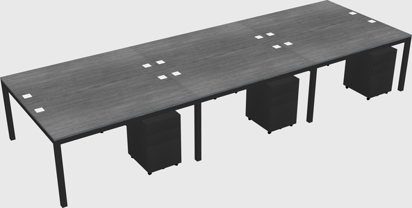 Shared Rectangular Desk