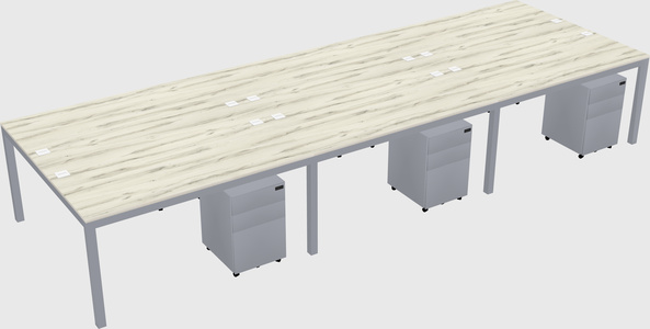 Shared Rectangular Desk