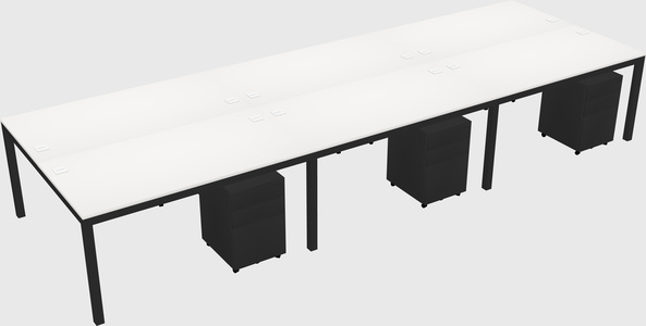 Shared Rectangular Desk