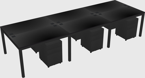 Shared Rectangular Desk