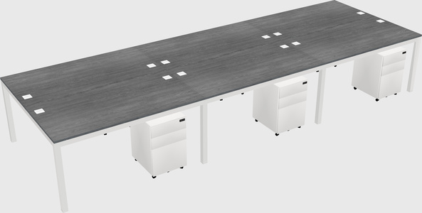 Shared Rectangular Desk