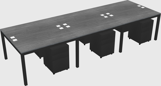 Shared Rectangular Desk