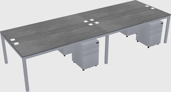 Shared Rectangular Desk