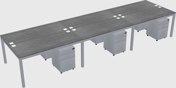 Shared Rectangular Desk