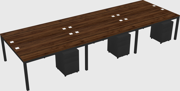 Shared Rectangular Desk