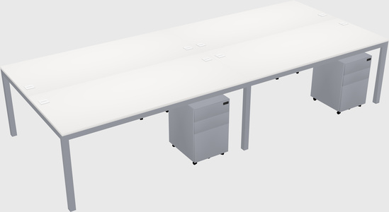 Shared Rectangular Desk