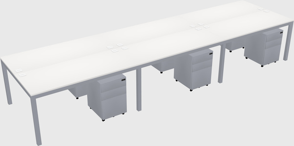 Shared Rectangular Desk