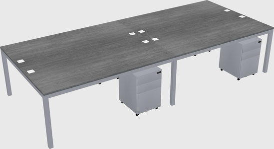 Shared Rectangular Desk