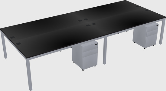 Shared Rectangular Desk