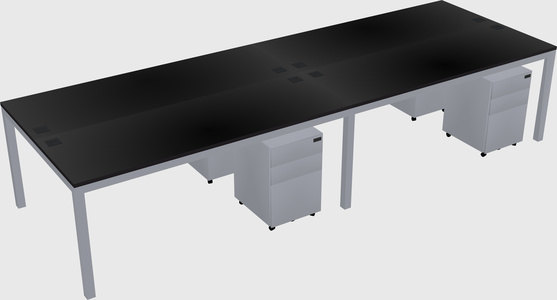 Shared Rectangular Desk