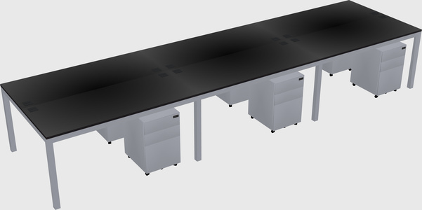 Shared Rectangular Desk