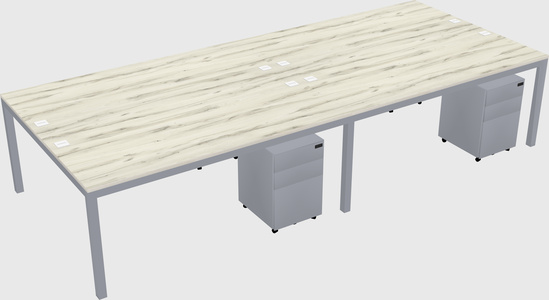Shared Rectangular Desk