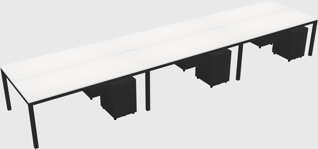 Shared Rectangular Desk