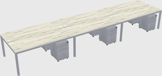Shared Rectangular Desk