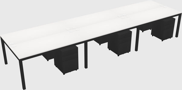 Shared Rectangular Desk