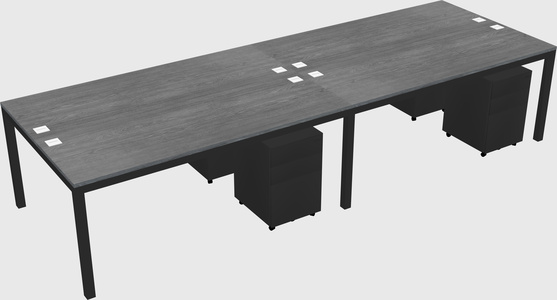 Shared Rectangular Desk