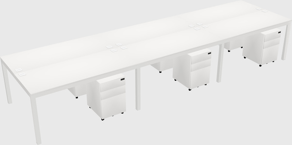 Shared Rectangular Desk