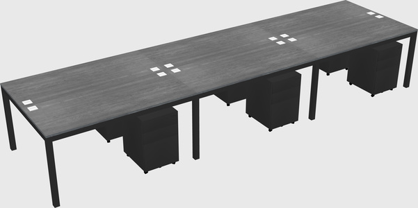Shared Rectangular Desk