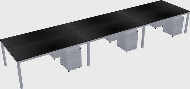 Shared Rectangular Desk
