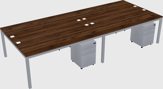 Shared Rectangular Desk