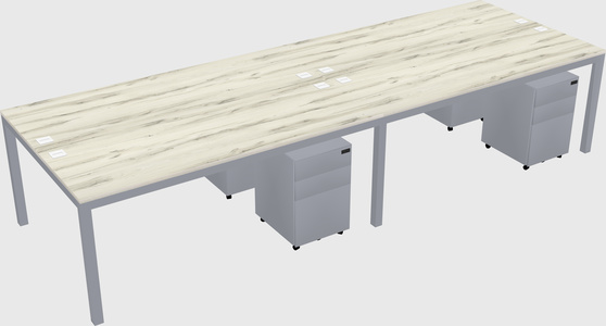 Shared Rectangular Desk