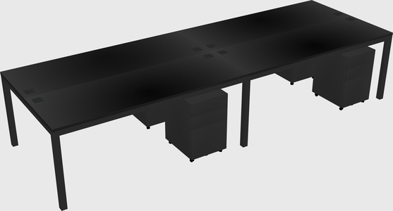 Shared Rectangular Desk