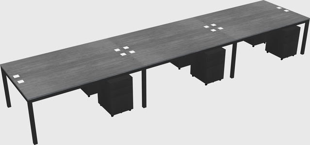 Shared Rectangular Desk