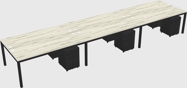Shared Rectangular Desk