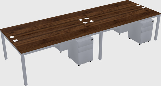 Shared Rectangular Desk