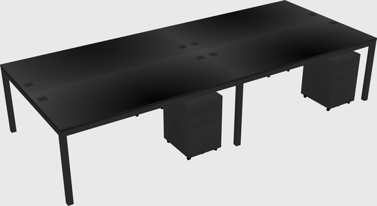 Shared Rectangular Desk