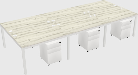 Shared Rectangular Desk