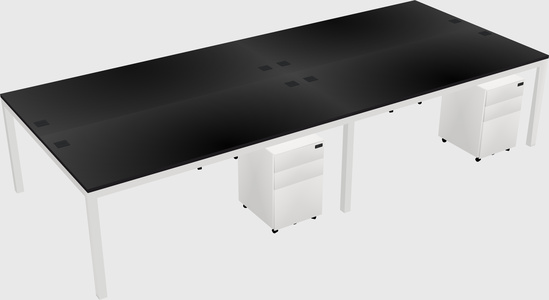 Shared Rectangular Desk