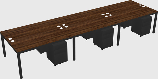 Shared Rectangular Desk