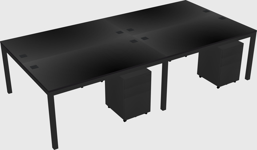 Shared Rectangular Desk