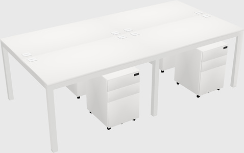 Shared Rectangular Desk