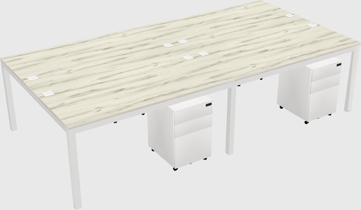 Shared Rectangular Desk