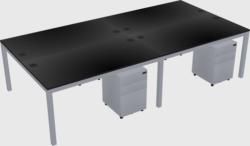 Shared Rectangular Desk