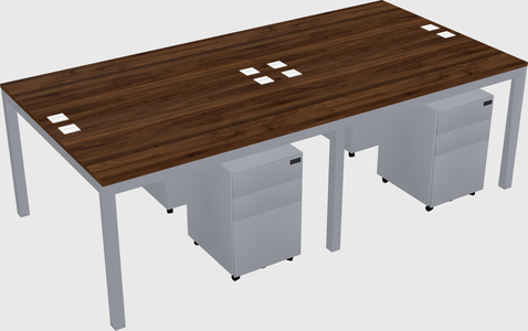 Shared Rectangular Desk