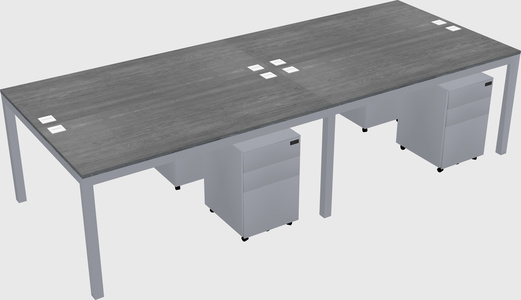 Shared Rectangular Desk