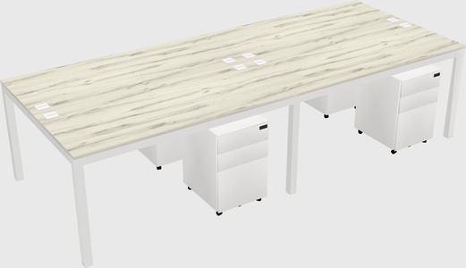Shared Rectangular Desk