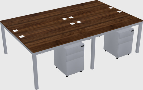 Shared Rectangular Desk