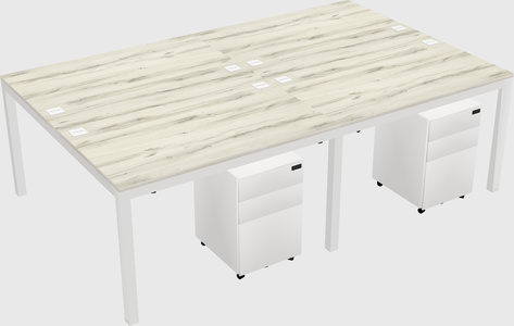 Shared Rectangular Desk
