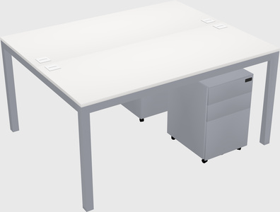Shared Rectangular Desk