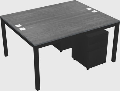Shared Rectangular Desk