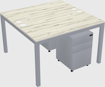 Shared Rectangular Desk