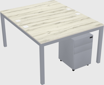 Shared Rectangular Desk